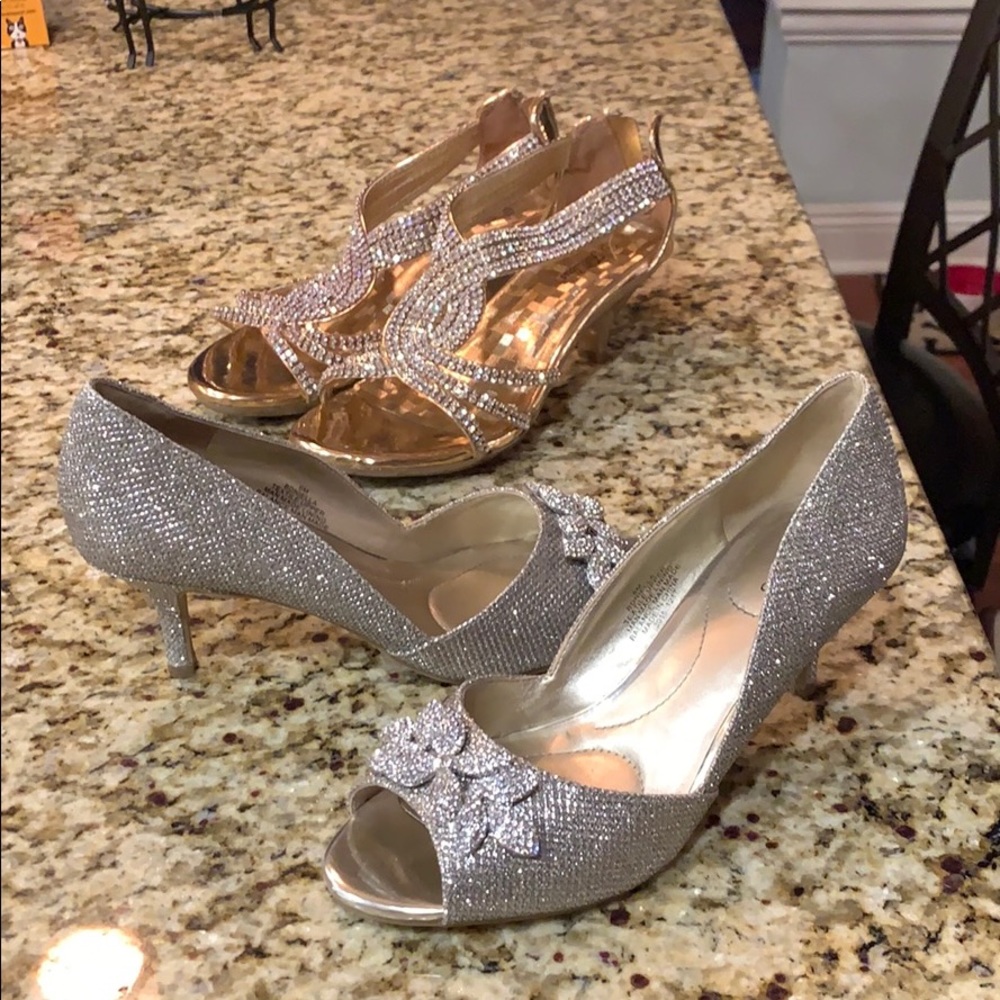 Fancy peep toe high heals